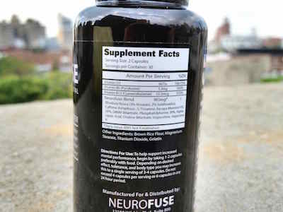 Neurofuse Ingredients