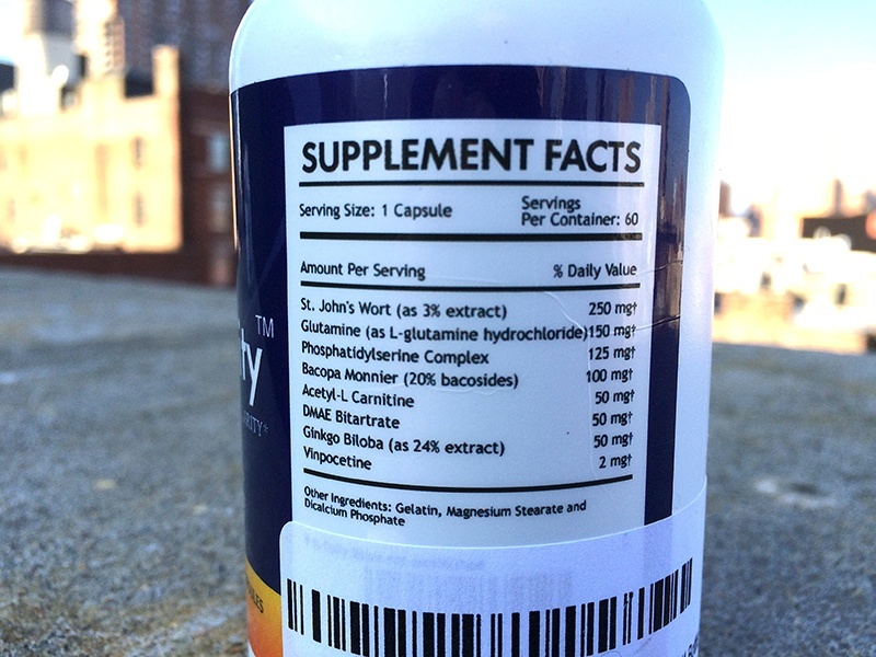 Neuro Clarity Nutrition Label and Ingredients